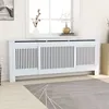 Image de vidaXL Cache-radiateur MDF Blanc 205 cm 325547