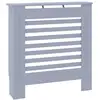 Image de Vidaxl cache-radiateur mdf gris 78 cm
