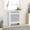 Image de vidaXL Cache-radiateur MDF Blanc 78 cm 325567