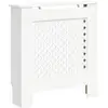 Image de Vidaxl cache-radiateur mdf blanc 78 cm