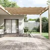 Image de vidaXL Auvent vertical Taupe 100x1000 cm Tissu oxford 148407