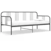 Image de Cadre De Canapé-lit Sans Matelas Gris Métal 90x200 Cm Vidaxl