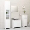 Image de Ensemble De Meubles De Salle De Bain 4pcs Blanc Bois Ingénierie Vidaxl