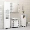 Image de Ensemble De Meubles De Salle De Bain 4pcs Blanc Bois Ingénierie Vidaxl