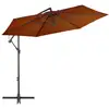 Image de Parasol De Jardin En Porte-à-faux Avec Mât En Aluminium Vidaxl