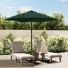Image de Tissu De Remplacement Pour Parasol D'extérieur Vert 300 Cm Vidaxl