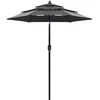 Image de vidaXL Parasol de Jardin à 3 niveaux avec Mât en Aluminium Pare-soleil de Patio Abri de Soleil Parasol de Plage Terrasse 313854