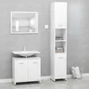 Image de Ensemble De Meubles De Bain 3 Pcs Blanc Bois D'ingénierie Vidaxl