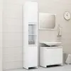Image de Ensemble De Meubles De Bain 3 Pcs Blanc Bois D'ingénierie Vidaxl