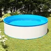 Image de Piscine À Éclaboussures 350x90 Cm Blanc Vidaxl