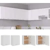 Image de vidaXL Armoires suspendues 2 pcs Blanc 50x31x60 cm Bois d’ingénierie 805078