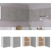 Image de Armoires Suspendues 2 Pièces "lyon" Gris Béton 50 X 31 X 60 Cm Bois Vidaxl