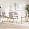Image de Chaises À Manger Lot De 4 Rose Velours Vidaxl