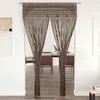Image de vidaXL Rideau en macramé Taupe 140x240 cm Coton