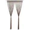 Image de Rideau En Macramé Taupe 140x240 Cm Coton Vidaxl