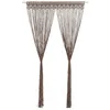 Image de vidaXL Rideau en macramé Taupe 140x240 cm Coton