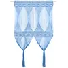 Image de Rideau En Macramé Bleu 140x240 Cm Coton Vidaxl