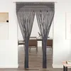 Image de vidaXL Rideau en macramé Anthracite 140x240 cm Coton