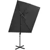 Image de Parasol De Jardin En Porte-à-faux À Double Toit Anthracite Vidaxl