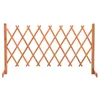 Image de vidaXL Clôture en Treillis de Jardin Séparateur de Jardin Support pour Plantes Grimpantes Plate-Bande Extérieur Orange 314826