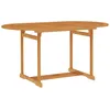 Image de Table De Jardin 150x90x75 Cm Bois De Teck Massif Vidaxl