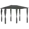 Image de Belvédère À Revêtement De Poteaux 3x4x2,6 M Anthracite 160 G/m² Vidaxl