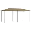 Image de Belvédère 2,98x5,3x2,59 M Taupe 160 G/m² Vidaxl