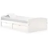 Image de vidaXL Cadre de lit avec 2 tiroirs sans matelas blanc 90x200 cm 322155