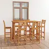 Image de Ensemble De Bar D'extérieur 7 Pcs Bois D'acacia Massif Vidaxl