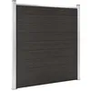 Image de vidaXL Panneau de Clôture Barrière de Jardin Mur de Clôture Bordure de Balcon Patio Terrasse Arrière-cour Extérieur WPC 148972