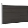 Image de vidaXL Panneau de Clôture Barrière de Jardin Mur de Clôture Bordure de Balcon Patio Terrasse Arrière-cour Extérieur WPC 148976