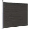 Image de vidaXL Panneau de Clôture Barrière de Jardin Mur de Clôture Bordure de Balcon Patio Terrasse Arrière-cour Extérieur WPC 148985