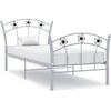 Image de Cadre De Lit Sans Matelas Gris Métal 90x200 Cm Vidaxl