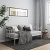 Image de Cadre De Canapé-lit Sans Matelas Blanc Métal 90x200 Cm Vidaxl