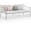 Image de vidaXL Cadre de canapé-lit sans matelas gris métal 90x200 cm 324775