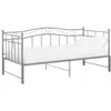 Image de Cadre De Canapé-lit Extensible Sans Matelas Gris Métal 90x200cm Vidaxl