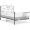 Image de Cadre De Lit Sans Matelas Gris Métal 120x200 Cm Vidaxl