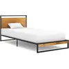 Image de Cadre De Lit Sans Matelas Métal 90x200 Cm Vidaxl