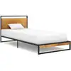 Image de Cadre De Lit Sans Matelas Métal 100x200 Cm Vidaxl