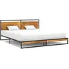 Image de Cadre De Lit Sans Matelas Métal 180x200 Cm Vidaxl