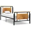 Image de Cadre De Lit Sans Matelas Métal 90x200 Cm Vidaxl