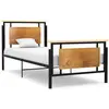 Image de Cadre De Lit Sans Matelas Métal 100x200 Cm Vidaxl