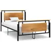 Image de Cadre De Lit Sans Matelas Métal 120x200 Cm Vidaxl