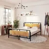 Image de vidaXL Cadre de lit sans matelas métal 160x200 cm 324873