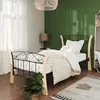 Image de vidaXL Cadre de lit sans matelas noir métal 90x200 cm 324883