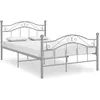 Image de vidaXL Cadre de lit sans matelas gris métal 120x200 cm 324996