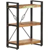 Image de Bibliothèque À 3 Niveaux 60x30x80cm Bois De Récupération Massif Vidaxl