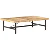 Image de Table Basse 142x90x42 Cm Bois De Manguier Massif Vidaxl