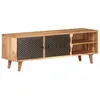 Image de vidaXL Meuble TV 115x30x39 cm Bois dacacia massif 322665