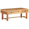 Image de Table Basse 100x50x40 Cm Bois D'acacia Massif Vidaxl